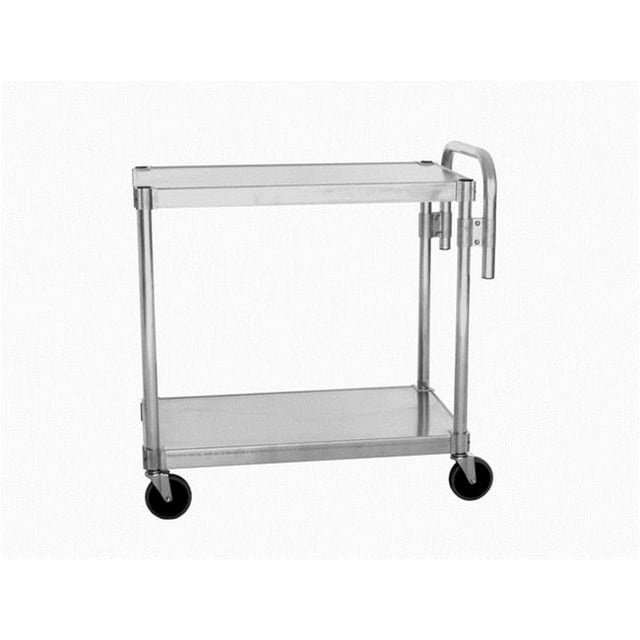 Prairie View NUC2048 2 Tier Aluminum Utility Carts- 36 x 20 x 48 in.