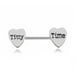 thumbnail image 2 of Anillos para pezones Accesorio de moda Hermosa decoración de coqueteo Adornos para perforaciones Piercings para el cuerpo en forma de corazón Ropa, zapatos y accesorios Miscelánea Plata Titty-Time Qarigey AP009422-02B, 2 of 6