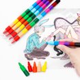 thumbnail image 4 of 12-Color Building Block Crayons DIY Painting Graffiti Art Splicing Pastels 22.5cm, 4 of 6