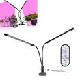 thumbnail image 4 of Plant Grow Light, 360 Degree USB Powered 5 Levels Dimmable Dual Head Growing Lamp Full Spectrum  For Indoor, 4 of 8