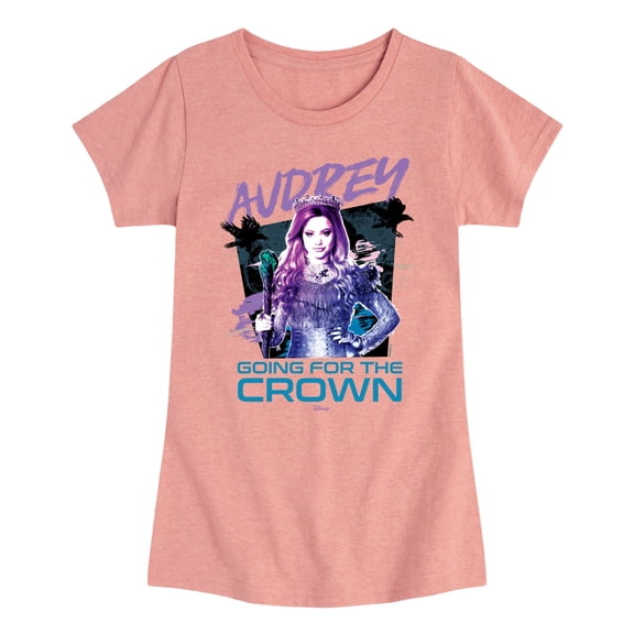 Descendants - Audrey Going For The Crown - Youth Girls Fitted Short Sleeve T-Shirt