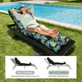 thumbnail image 4 of JOVELL Outdoor Chaise Lounge Cushion, 71"×20"×4" Thick Waterproof Patio Furniture Cushion, Fade & UV Resistant Rocking Chair Pad for Pool Backyard Beach, 1Pack, Green Leaves, 4 of 7