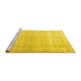 thumbnail image 2 of Ahgly Company Machine Washable Indoor Round Persian Yellow Traditional Area Rugs, 5' Round, 2 of 4