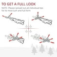 thumbnail image 4 of Resenkos 6FT Tall Prelit Artificial Christmas Tree with Realistic Branches, 250 Warm White LED Lights & 1000 Tips, Pink, 4 of 7