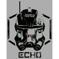 thumbnail image 2 of Boy's Star Wars: The Bad Batch Echo  Graphic Tee Athletic Heather Small, 2 of 5