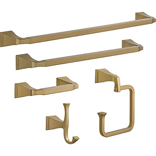 Delta 75135-CZ Dryden Robe Hook, 4.68 x 1.75 x 4.68 pulgadas, bronce de champán DELTA FAUCET Ver descripción
