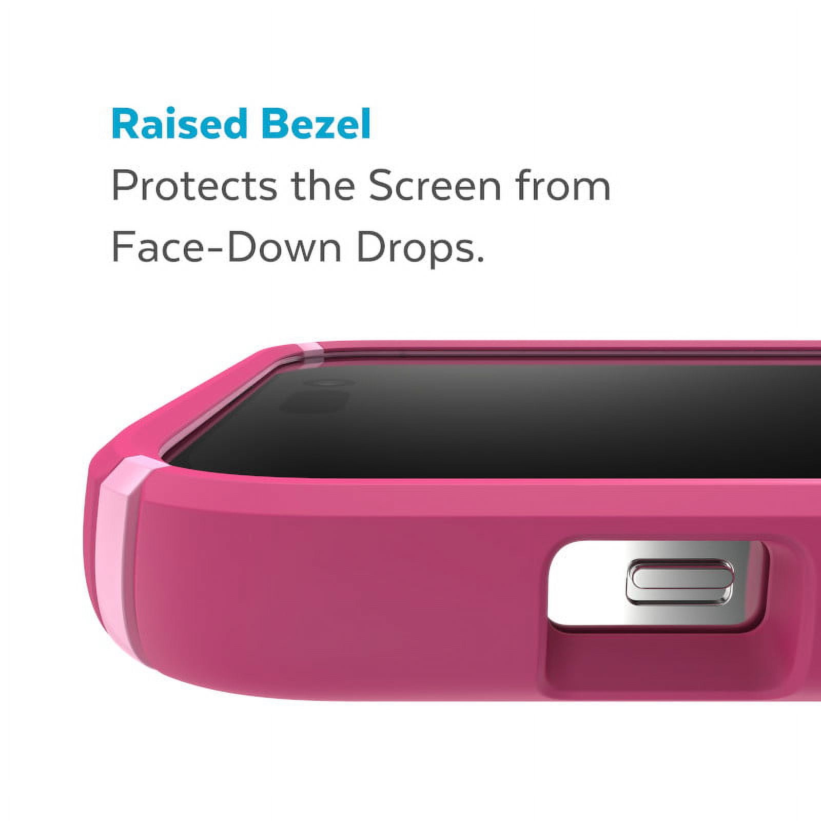 Speck iPhone 14 Pro Max Case-Presidio2 Pro-MagSafe-Digital Pink/Blossum Pink