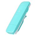 thumbnail image 1 of CE Certified USB Rechargeable Eye-Care Clip-On Reading Lamp: Portable Foldable Pocket Book Light with Modern Minimalist Design for On-the-Go Reading, Compact & Lightweight Nightstand Lamp (Cyan), 1 of 6