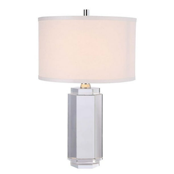 Elegant Lighting Lampe de Table Regina 22" en Chrome