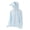 Blue, variant on Women's UPF 50+ Sun Protection Sun Shirt Women Hoodie Jacket Lightweight Full Zip Running Jacket Athletic Jacket M-5XL