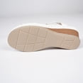 thumbnail image 6 of Xdegoge Summer Sandals for Women High Wedge Platform T-Strap Geometric Cutouts Metallic Detail Ankle Strap Open Toe Dressy Party Beach Walking Elegant Stylish Ladies Shoes, 6 of 9