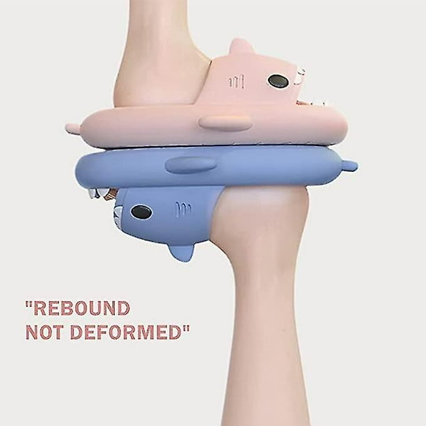Fashionable Unisex Cute Shark Slippers For Women Men Indoor