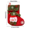 thumbnail image 4 of Xuniizn Christmas Stockings Bulk, Assorted Festive Xmas Stockings for Fireplace Mantel Decor, Traditional Holiday Ornaments, Christmas Decorations for Home, Cloth, 4 of 6