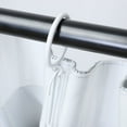 thumbnail image 6 of 1.4" Rings for Curtain Rods with Eyelet, Plating Finish, Pack of 20, White, 6 of 7