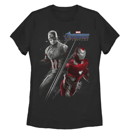 Women's Marvel Avengers: Endgame Original Duo Graphic Tee Black Medium