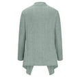 thumbnail image 5 of Casual Women's Draped Long Sleeve Cardigan Lightweight Open Front Knit Outerwear, 5 of 9