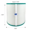 thumbnail image 2 of MaximalPower Replacement Filter Compatible for Dyson Tower Fan & Air Purifier TP01 TP02 TP03 Part 968126-03 - Clean Out Smoke, Dirt, Dust, Debris, Grime, Odor in the Air (1 Pack Filter), 2 of 8