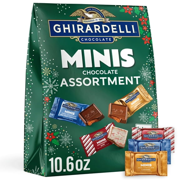GHIRARDELLI Minis Chocolate Assortment, 10.6oz Bag