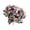 Purple, variant on HONGLIN Fake Flowers, Artificial Camellia Bouquet with 15 Buds, Garden Decor for Outdoor Planters, Faux Tea Rose Peony Arrangement, Beige, 1 Pack