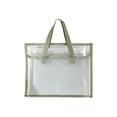 thumbnail image 2 of File Folder Green Plastic A4 Organizer Bag 13 Compartments Horizontal & Vertical File Holder for Paper Clip Document Classification(1-Piece) Rkxzt, 2 of 9