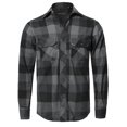 thumbnail image 1 of FashionOutfit Men's Casual Plaid Flannel Woven Long Sleeve Button Down Shirt, 1 of 1