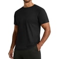 thumbnail image 2 of LTTVQM Workout Shirts for Men Casual Quick Dry 2026 Summer Fashion Tops Men's T-Shirts for Gym Running Athletic Black L, 2 of 4