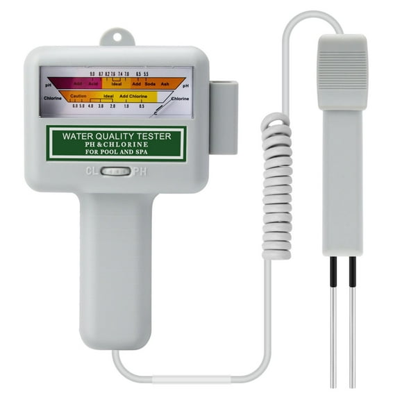 Water Quality CL2&PH Chlorine Tester Level Meter For Swimming Pool Spa Aquarium