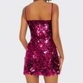 thumbnail image 4 of Roncen Women's Sexy Sparkly Strapless Mini Dress - Casual V-Neck Midi Dress, 4 of 7