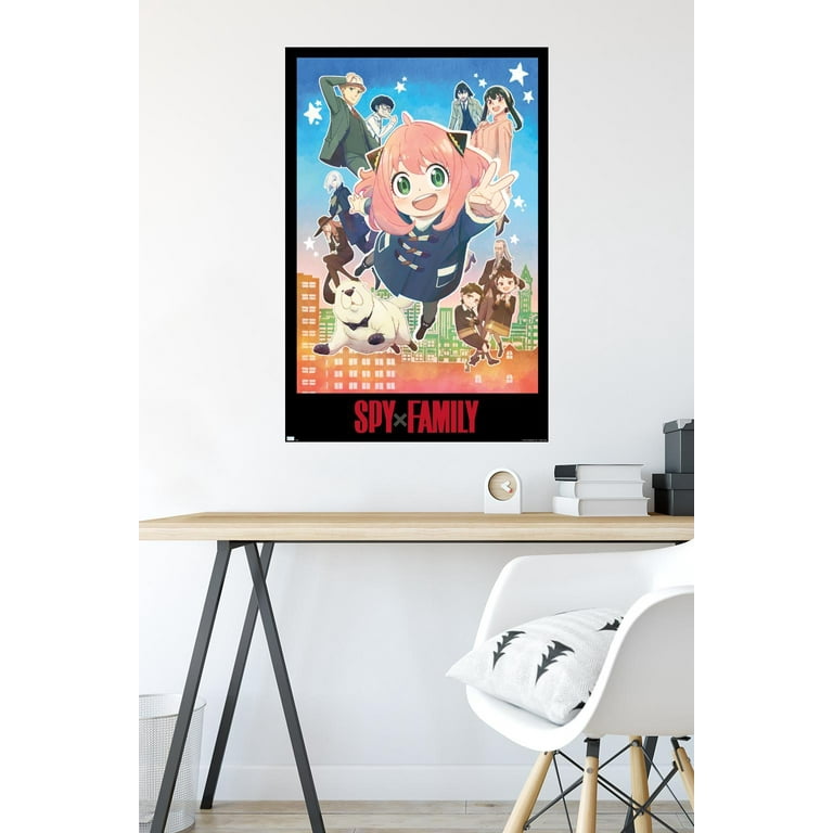 Posters Anime Spy X Family, Kraft Paper Wall Painting