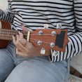 thumbnail image 1 of EXHUMKY 4Ud De Cabezal De Afinación Para Ukulele Accesorio Profesional En Metal Plateado, 1 of 8