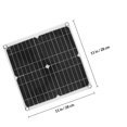 thumbnail image 2 of Phenofice 1 Set Solar Panel Monocrystalline Silicon Battery Charging for Camping, 2 of 6