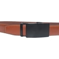 thumbnail image 6 of Marshal Men's Genuine Leather Ratchet Dress Belt With Automatic Buckle Tan Buckle1, 42", 6 of 9
