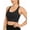 A-Black, variant on Sports Bras Front Zip High Support Wireless Padded Strappy Athletic Yoga Workout Bra for Petite Women & Big Girl Black