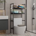 thumbnail image 1 of XWSHYW Almacenamiento y Organización Del Baño. Estante de Almacenamiento Sobre El Inodoro Estante de Almacenamiento de Baño de 2 Capas de Acero Inoxidable Almacenamiento y Almacenamiento Del Baño Pue, 1 of 6