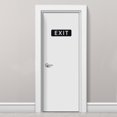 thumbnail image 5 of Uxcell 9"x3" EXIT Sign Acrylic Self Adhesive Door Sticker Wall Mounting Sign Black, 5 of 5