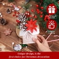 thumbnail image 2 of Árbol de Navidad KPX artificial para mesa, tamaño pequeño, con adornos, 2 of 6