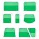 thumbnail image 1 of 8 rasquetas de TPU PPF, ligeras para tintar vinilos de ventanas de coche, papel tapiz Verde, 1 of 8