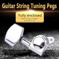 thumbnail image 5 of 6pcs Guitar String Tuning Pegs 3l3r Chrome Tuners Guitar Machine Heads For Electric Guitar, 5 of 5