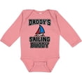 thumbnail image 3 of Inktastic Daddy Sailing Buddy Sailboat Boys or Girls Long Sleeve Baby Bodysuit, 3 of 5