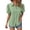 Green, variant on QASIEATN Womens Shirts Button Down Dress Shirts Casual Short Sleeve Textured Collared Summer Work Blouse Camping Clothes