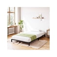 thumbnail image 1 of 6-pulgada heavy duty metal platform marco de cama para dormitorio - no necesita colchón base, fácil montaje, noise-free (negra), 1 of 9