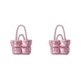 thumbnail image 3 of Baohd Larger Capacity Tote Bag With Big Opening For Easy Access Books Crossbody Bag pink 2Set, 3 of 6
