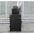 thumbnail image 2 of MKF Collection Tulum Carry-On Luggage Hardside, Luxurious Travel Suitcase by Mia K - Silver, 2 of 12