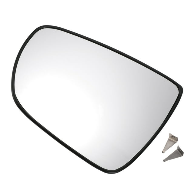 Reemplazo de vidrio de espejo retrovisor del lado izquierdo del conductor Unique Bargains, vidrio calefaccionado blanco con respaldo, se adapta a KIA Carens