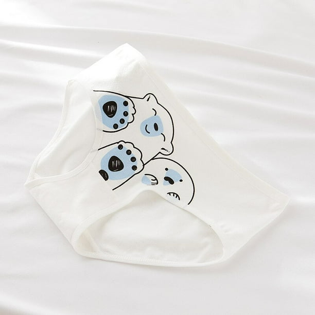 TrowBridge-bragas cómodas de algodón para mujer, ropa interior transpirable de dibujos animados, lencería suave, gran oferta
