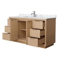 thumbnail image 4 of Wyndham Collection Wcf282860s-Nat-Unsmxx Maroni 60" Free Standing Single Basin Vanity Set, 4 of 4