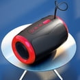 thumbnail image 4 of Nkmbld Portable Bluetooth Speaker Can Be Connected for Extended Battery Life and Multiple Playback Ways Small Speaker, Red, 4 of 8