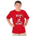 thumbnail image 5 of Baseball Athlete Work From Homebase Boys Kids T Shirt Tees Tops Teen Brisco Brands X, 5 of 6