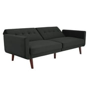 Better Homes & Gardens Nola Modern Futon, Camel Faux Leather