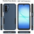thumbnail image 5 of Galaxy A17 5G Case , 2 in 1 Phone Case for Samsung Galaxy A16 5G 6.7 inch ,Takfox Shockproof Protection Heavy Duty Armor Hard Plastic & Rubber Rugged Full Body Bumper Cover- Blue, 5 of 9